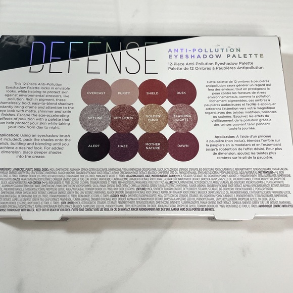 PUR Cosmetics Defense Anti-Pollution Eyeshadow Palette - New in Box - Picture 2 of 5